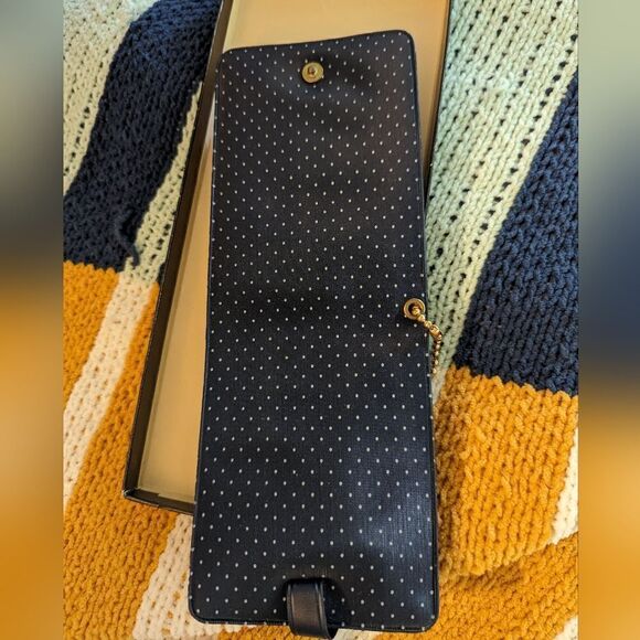 Vintage Blue and white polka dot wallet - Picture 2 of 8